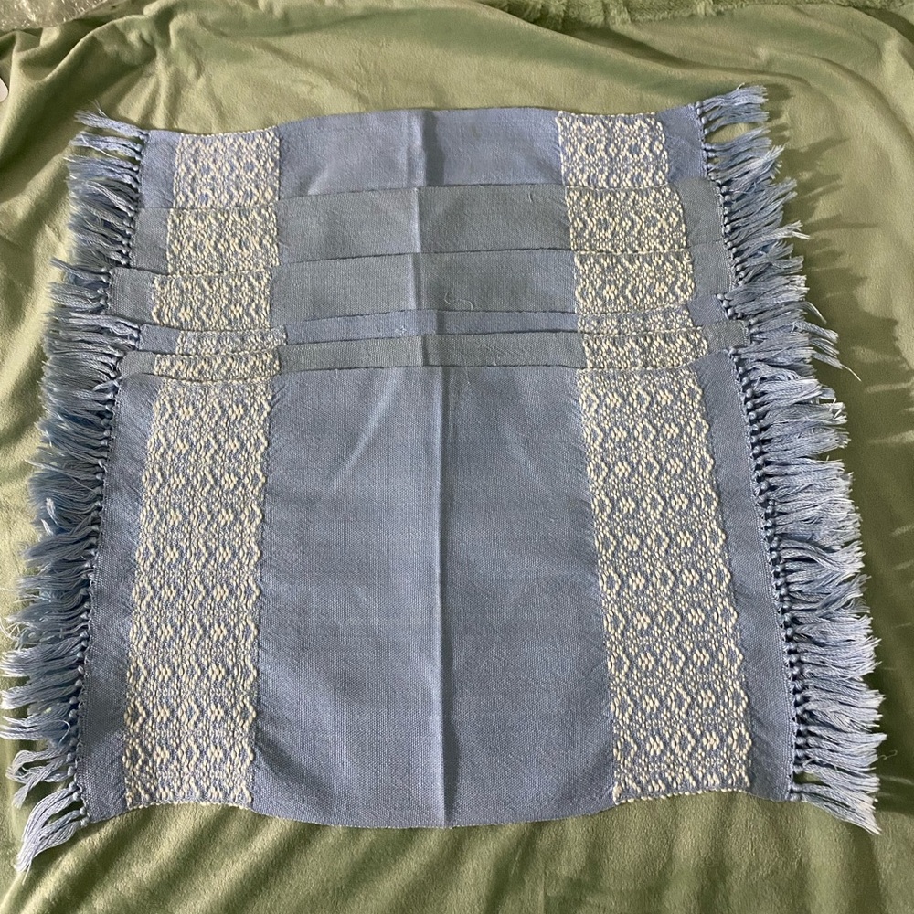 Set of 6 VTG Handwoven Placemats